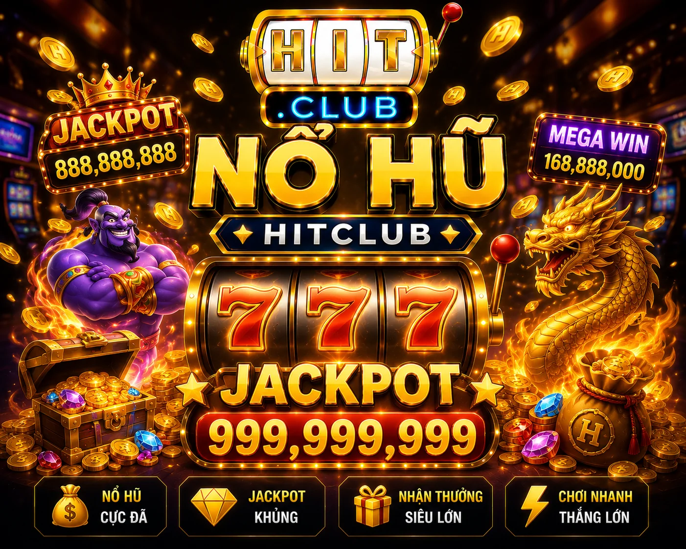 Game Nổ Hũ Jackpot cực lớn tại HitClub